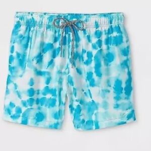 Speedo Men's 5.5" Volley Atoll Burst Swim Trunk - Blue XXL